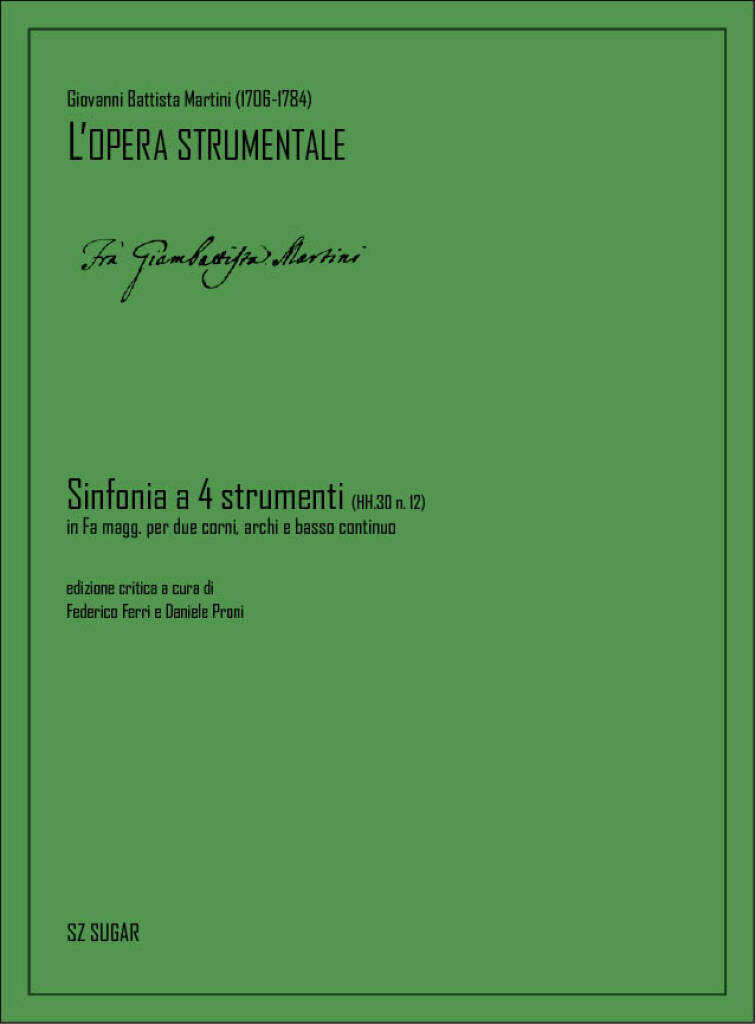 Sinfonia a 4 strumenti (HH.30 n. 12)